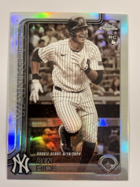 Ben Rice 2025 2025 Topps Chrome