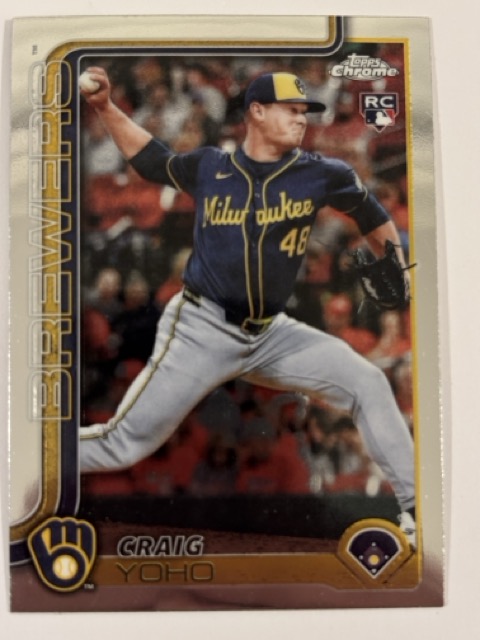 Craig Yoho 2025 Topps Chrome Update