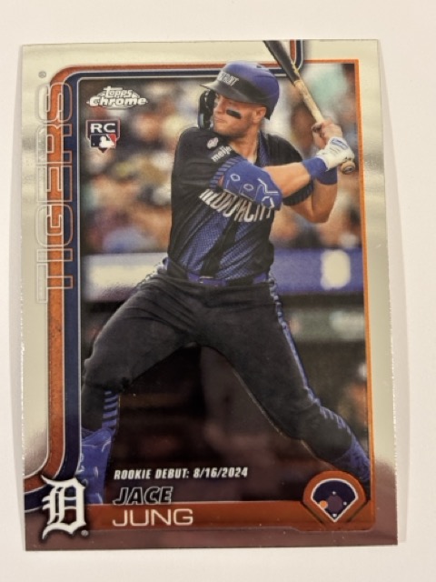 Jace Jung 2025 2025 Topps Chrome Update