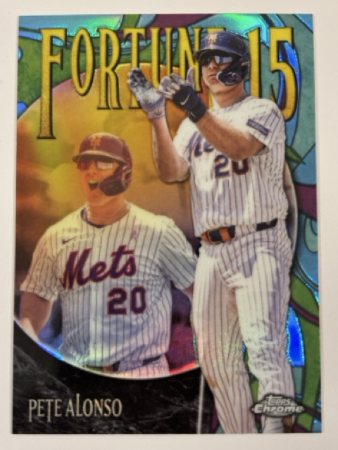 Pete Alonso 2025 2025 Topps Chrome Update Series - Fortune 15
